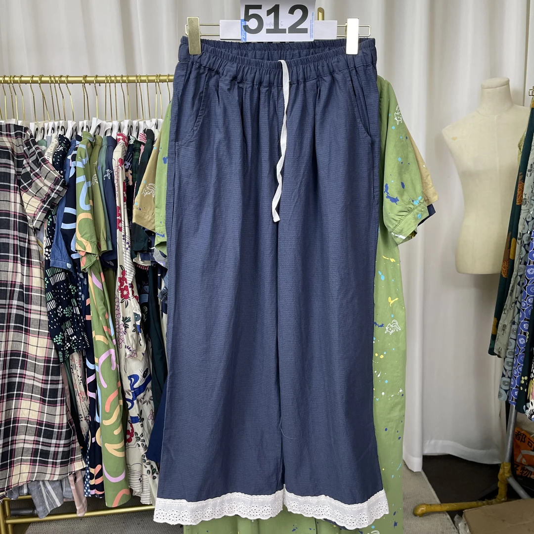 日系半裙阔腿裤【500-599】合集碎花夏款印花女士松紧腰半身裙