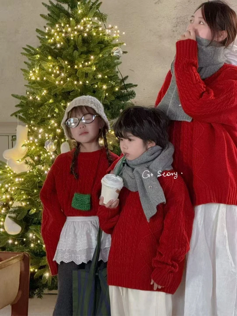 NO退换冬季亲子款毛衣卫衣裤子--特0——150