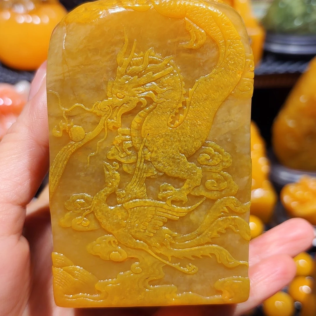 田黄石月**玉石雕石雕石雕