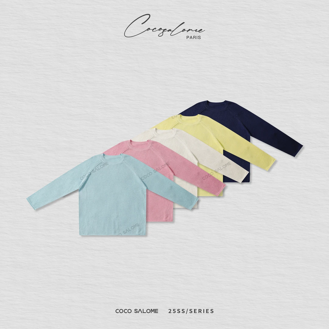 安安推荐【和纸衣】长袖纯色进口和纸纱针织长袖BW25C51500-CX