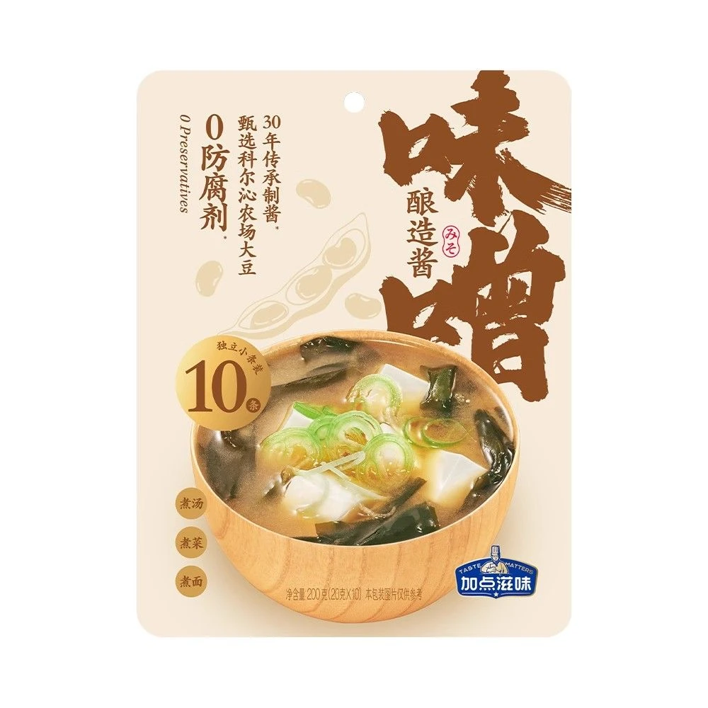 加点滋味日式白味增汤独立包装小包装速食调味料豆酱煲汤