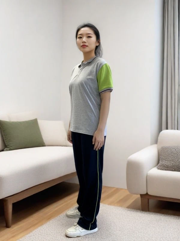 梅州中小学生校服套装夏季拼接短袖初中生高中POLO夏季校服短袖