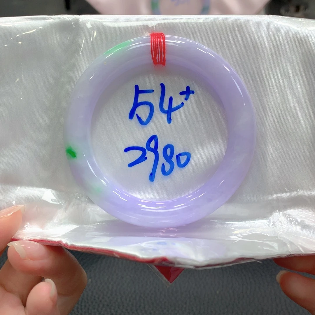 翡翠未镶嵌手镯瑕疵镯能接受再点菜6号
