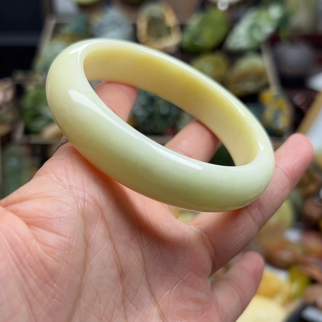 岫玉未镶嵌颈饰岫玉手镯62.3