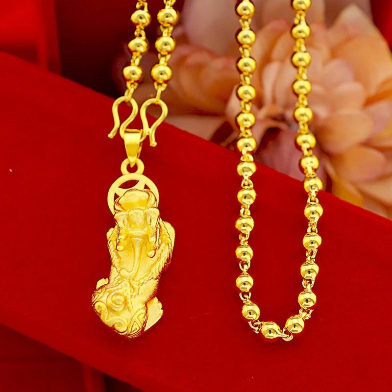 饰品磨砂手饰黄色珠串珠