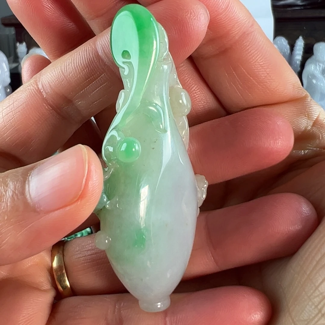 翡翠未镶嵌手镯天然翡翠小件