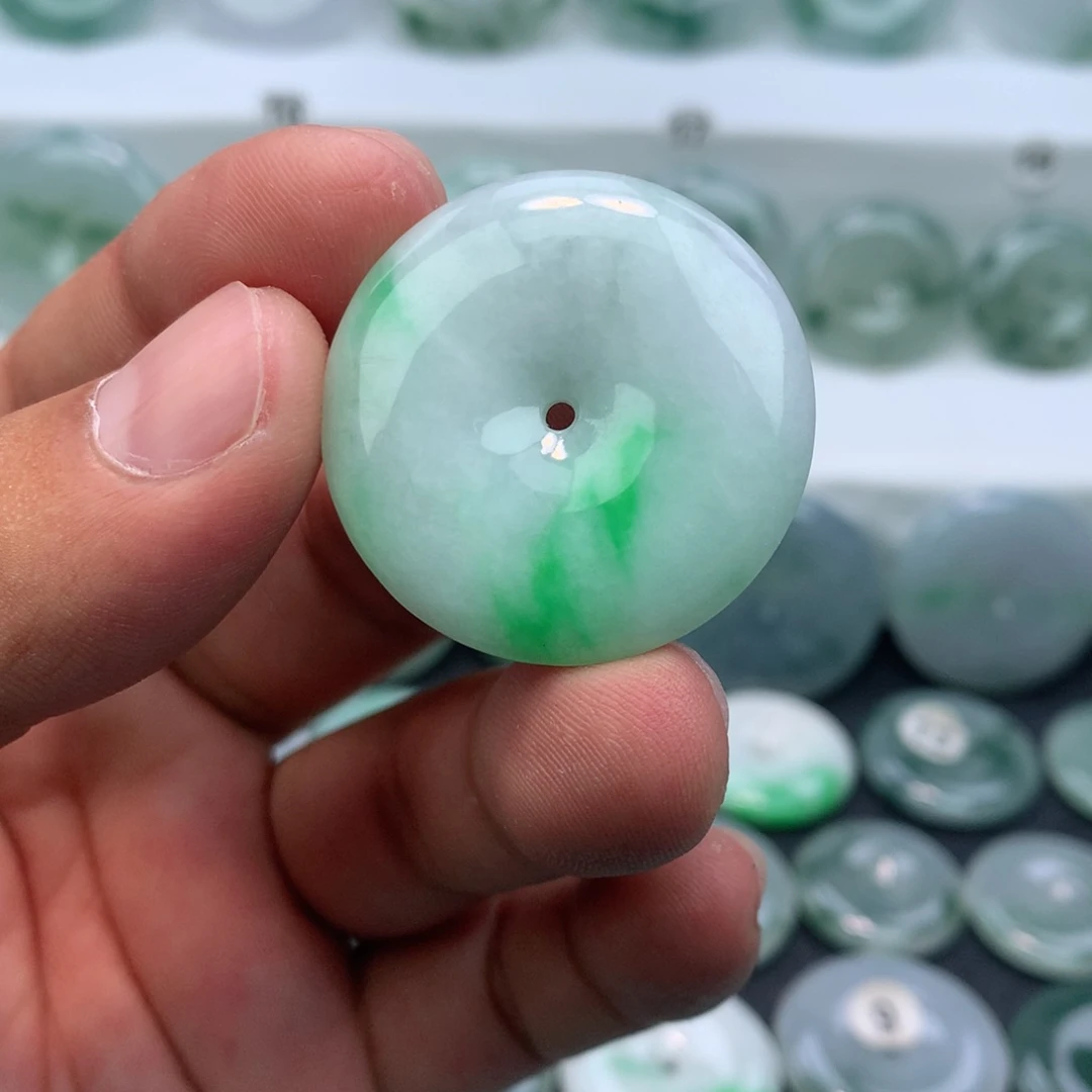 颈饰未镶嵌翡翠缅甸天然A货翡翠33.4-6.2