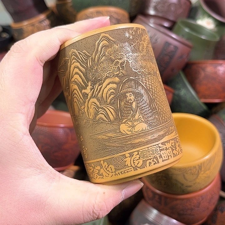 茶杯紫砂全手工紫砂主人杯