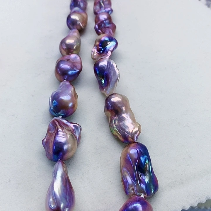 银S925镶嵌耳饰淡水珍珠淡