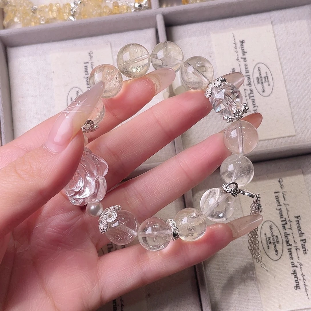 水晶手链合金半****念尺寸