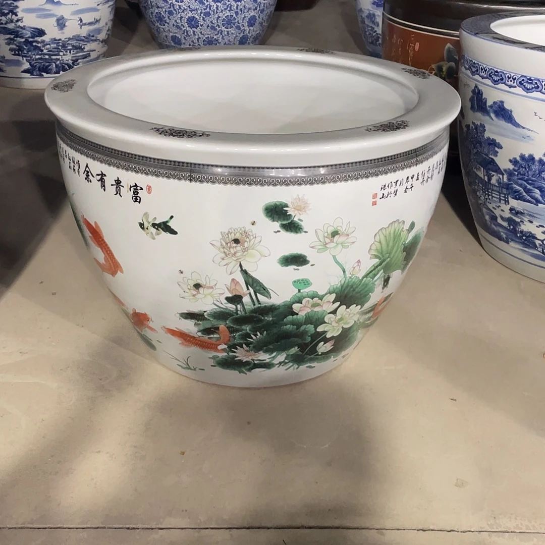 缸65高度42瓷器瓷器瓷器