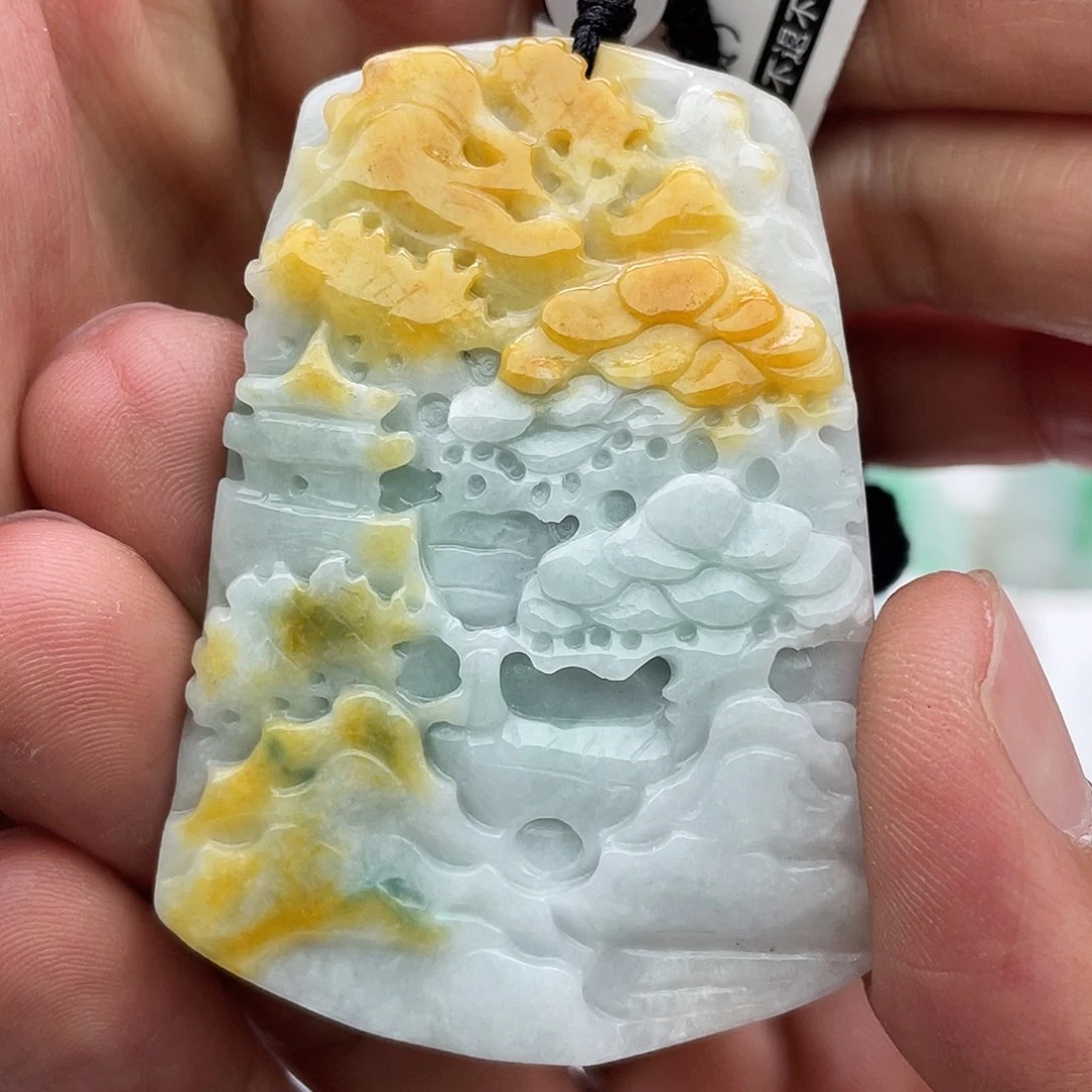 颈饰未镶嵌翡翠翡翠