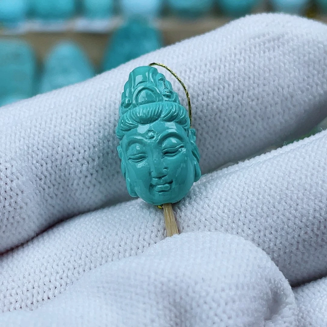 未镶嵌绿松石珠宝半成品