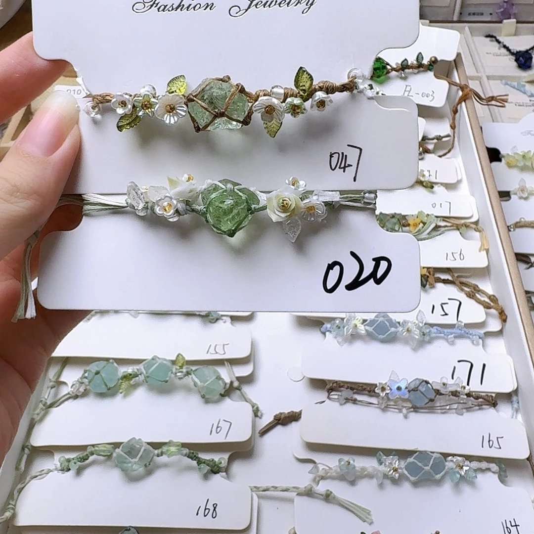 纯铜石英石纯铜锡合金047 020手链