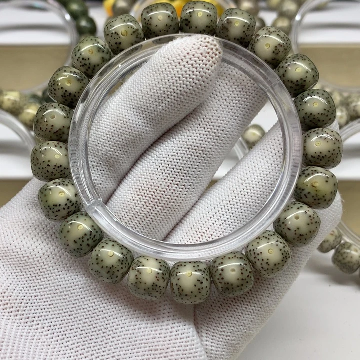 手串星月菩提9号绿冰大眼睛11.5/10.5