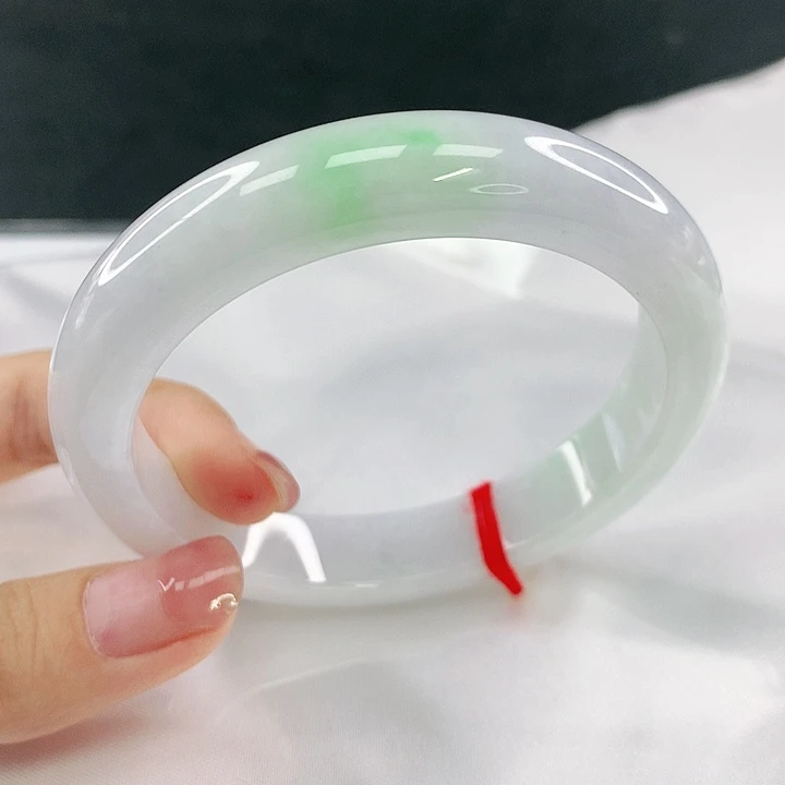 翡翠未镶嵌手镯圈57.8，40161