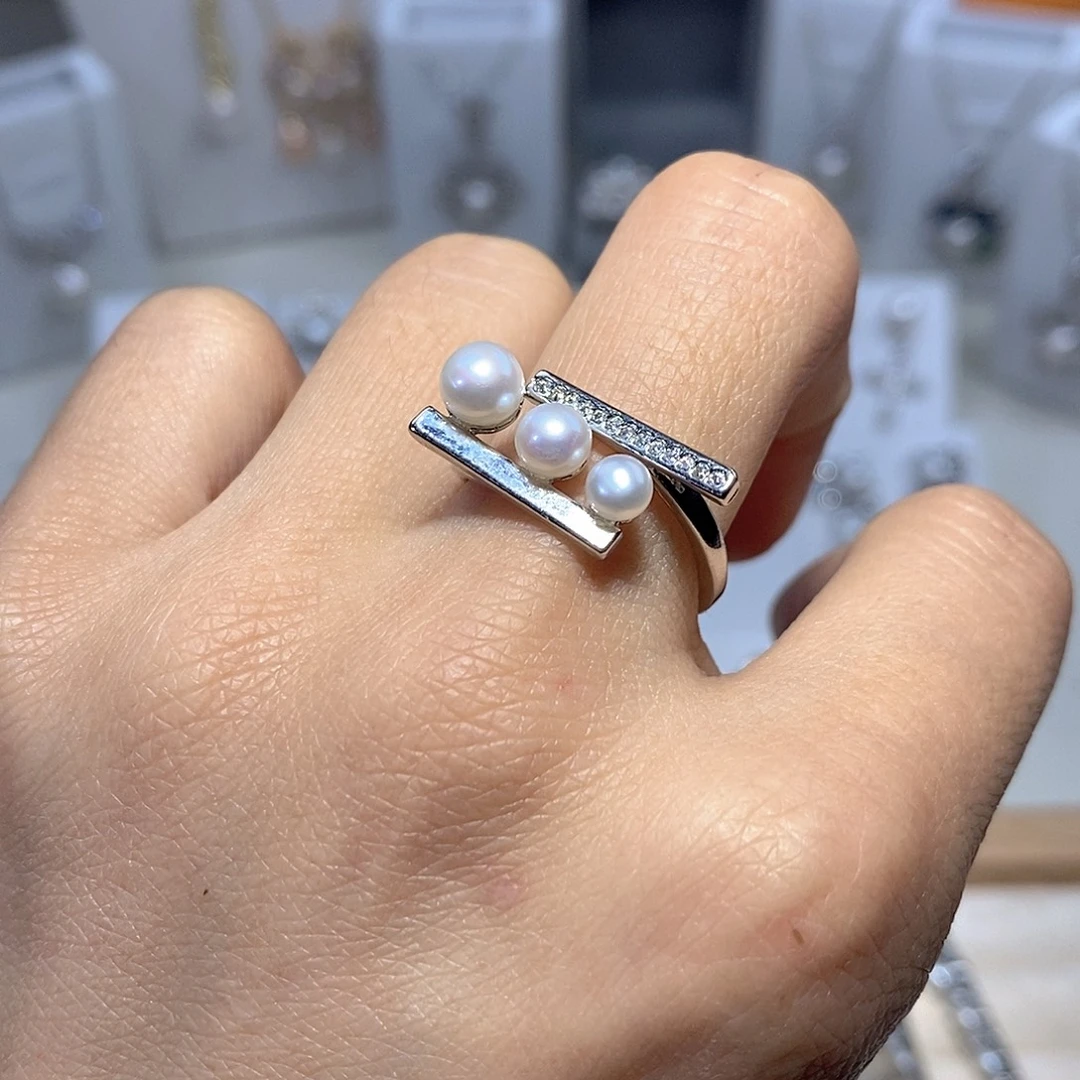 耳饰未镶嵌淡水珍珠