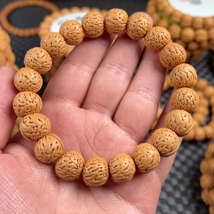 桃核手串金丹14边肚同尺