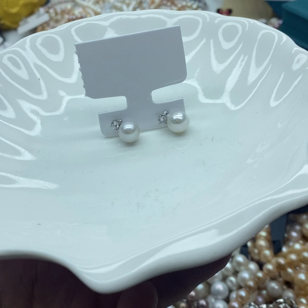 不***～淡水珍珠天然淡水珍珠无人工干预银S925镶嵌