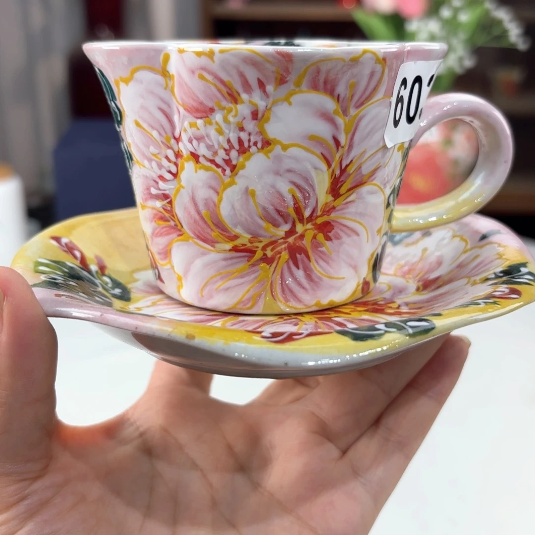 景德镇手绘高温釉下彩陶瓷茶具