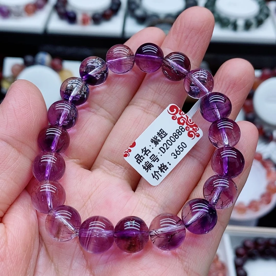 水晶手链未镶嵌乐*姨紫超七