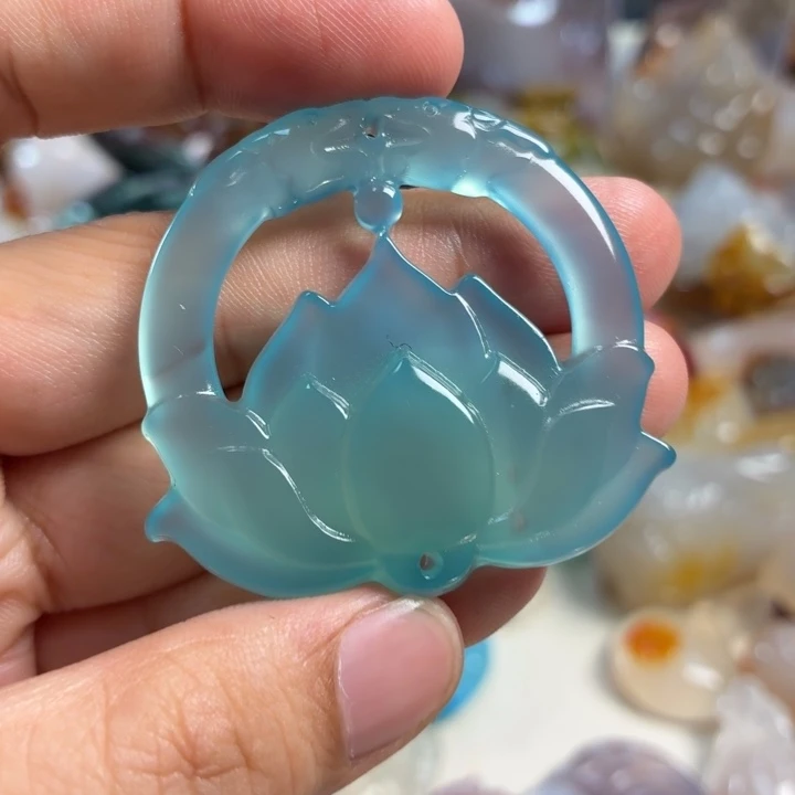 玛瑙/玉髓未镶嵌吊坠(不含链)