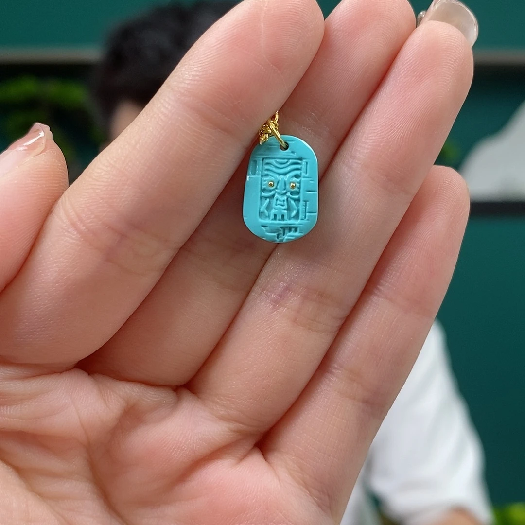 未镶嵌绿松石珠宝奇石