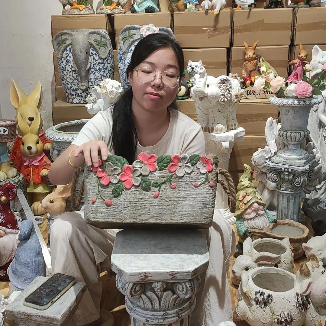 合成树脂氧化镁长方形花缸