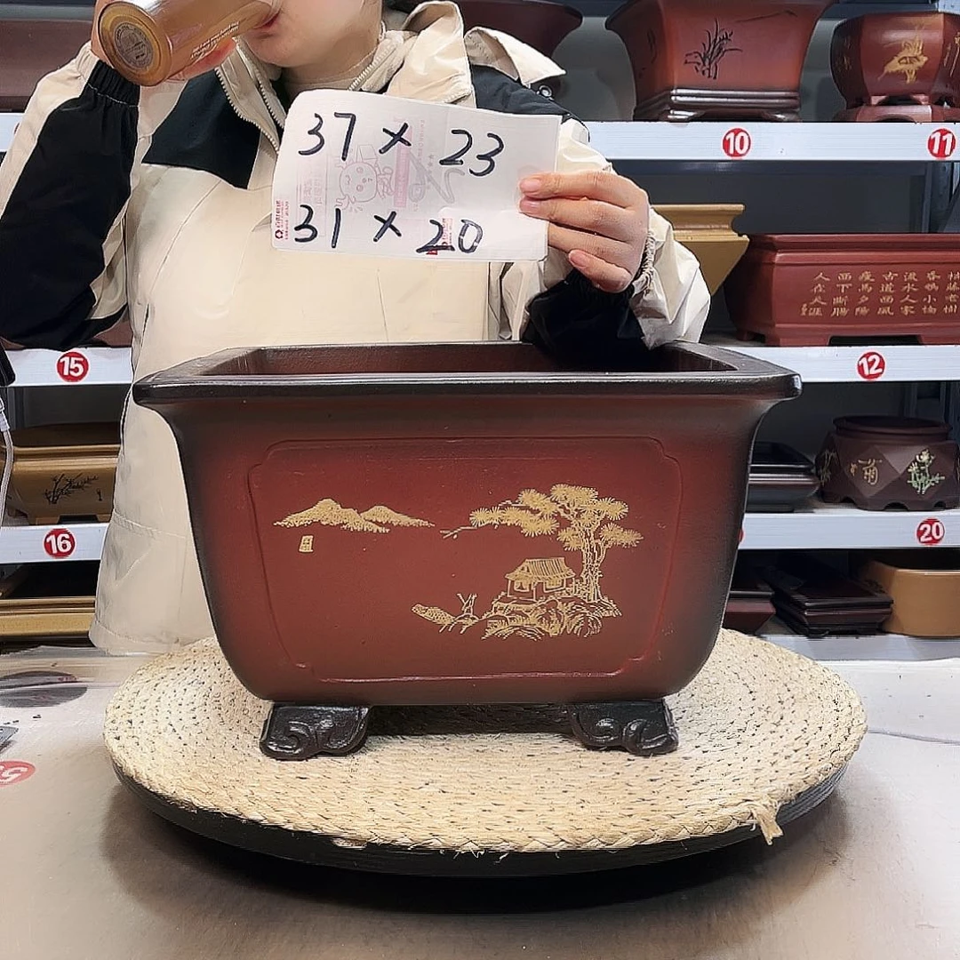 紫砂花盆紫砂花盆