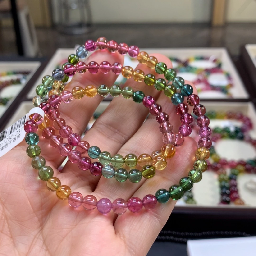 未镶嵌碧玺手链5.5左右