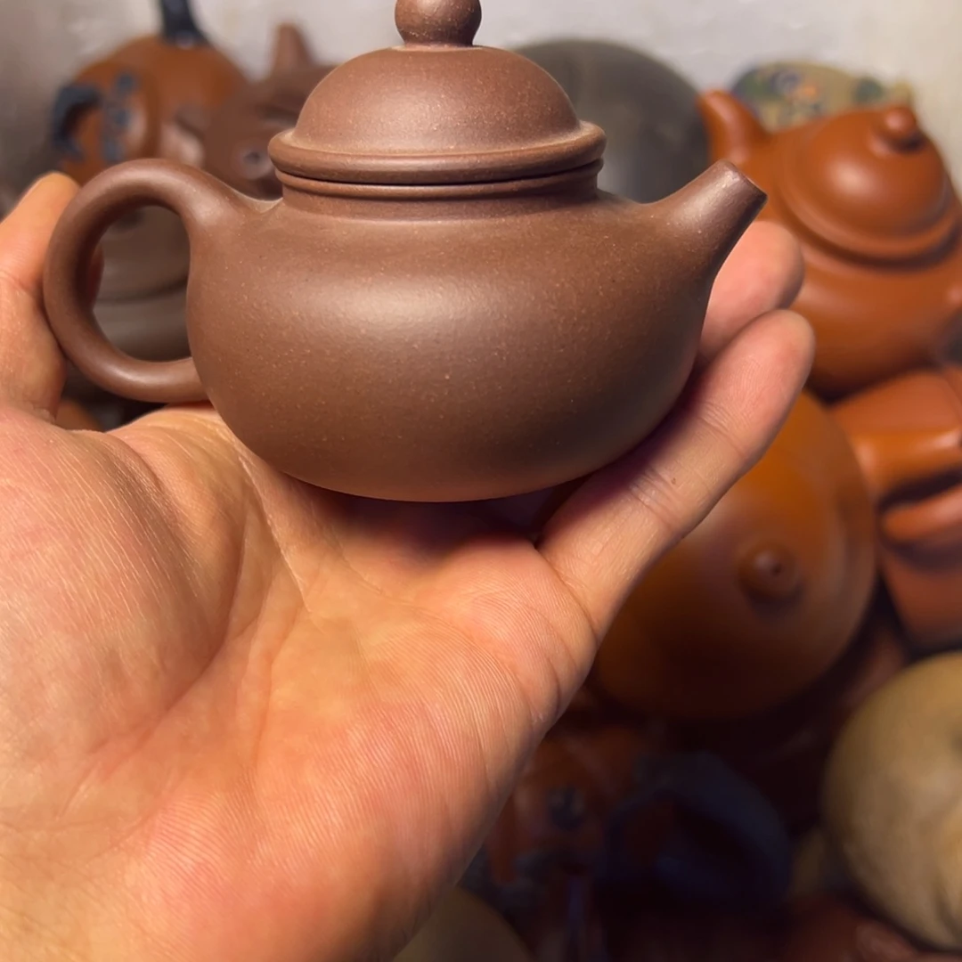好***树紫砂茶壶宜兴原矿紫砂壶130毫升容量