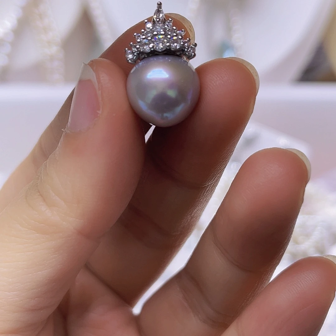 淡水珍珠未镶嵌吊坠或者耳钉