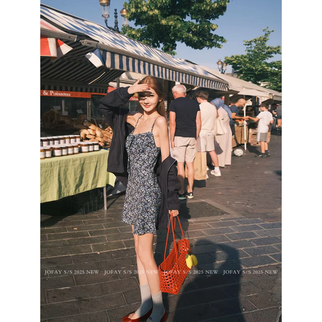 【CHASING LIGHT】|塞纳花房|碎花度假裙 Q2031