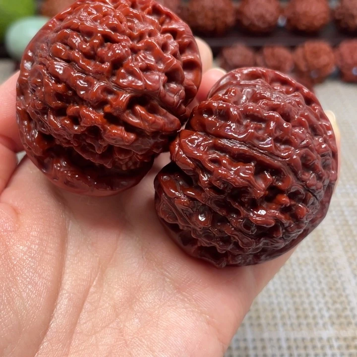 桃核把件官帽文玩核桃51