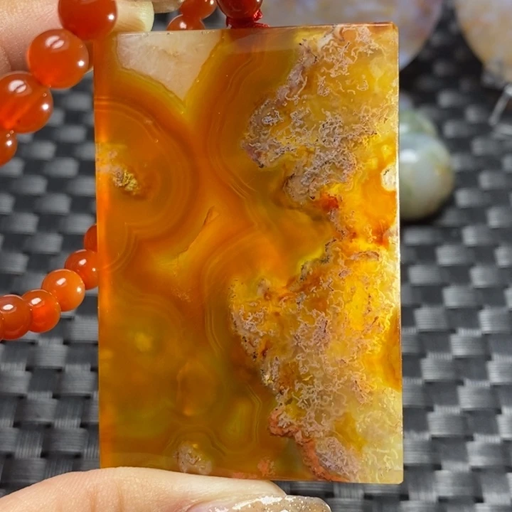 【闪购商品】玛瑙/玉髓颈饰未镶嵌一*奕