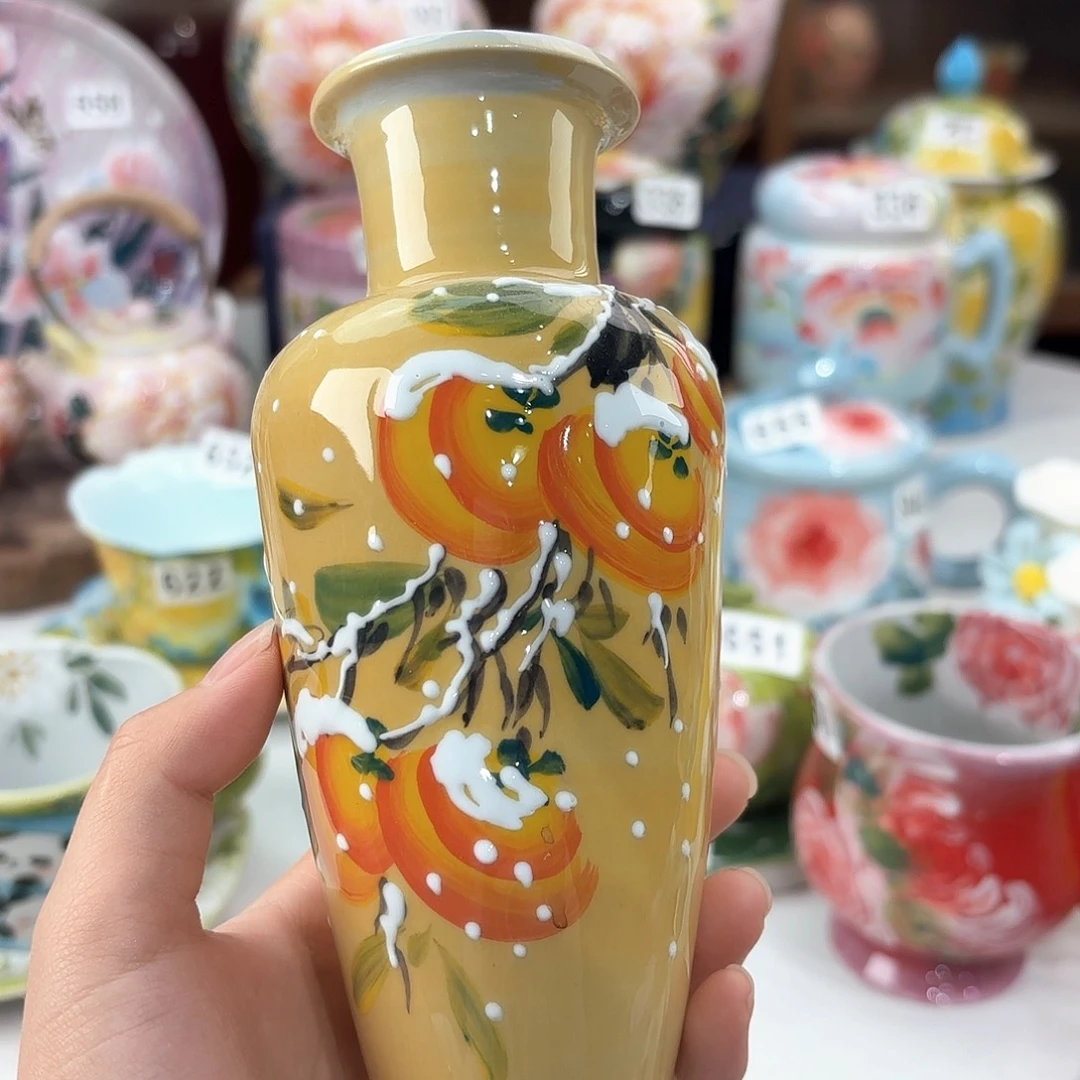 景德镇手绘高温釉下彩陶瓷茶具