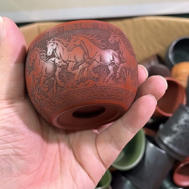 茶杯紫砂全手工紫砂主人杯