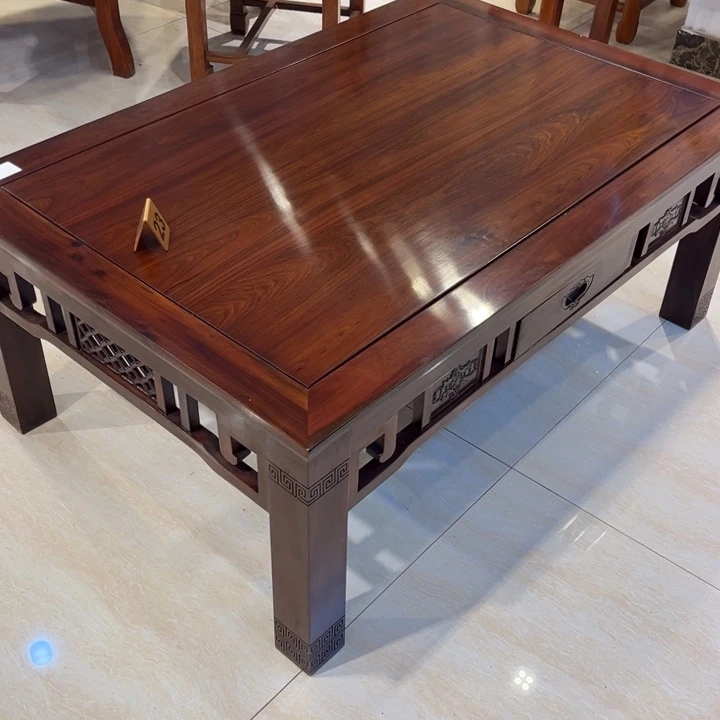 黑酸枝木类书柜?*?23号非洲酸枝木茶几