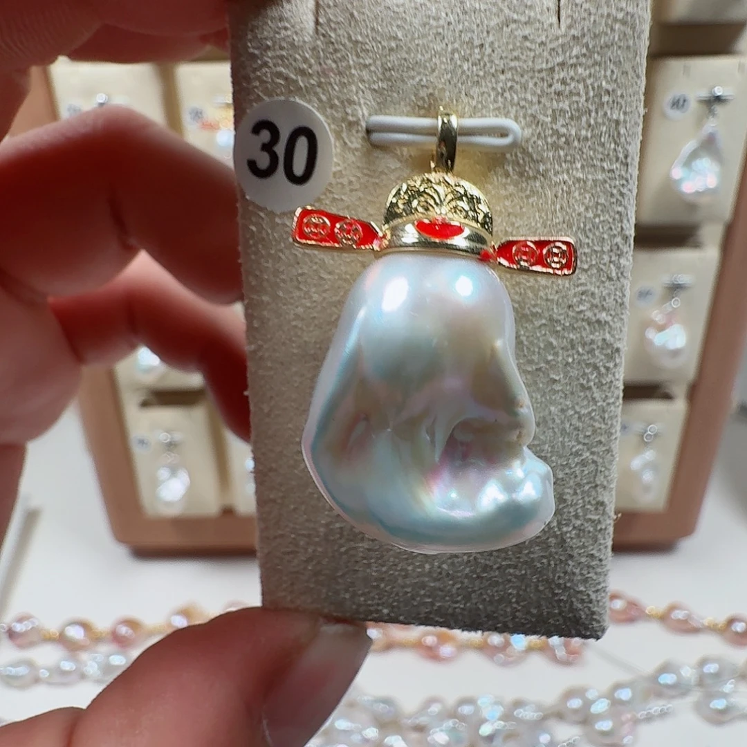 合金淡水珍珠颈饰