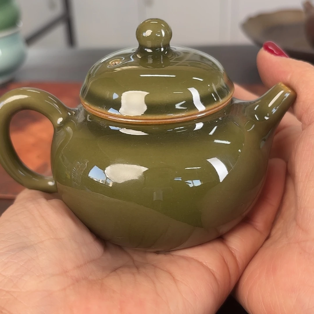 龙泉云间青瓷小米茶器