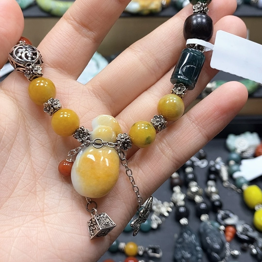 翡翠未镶嵌手链手链