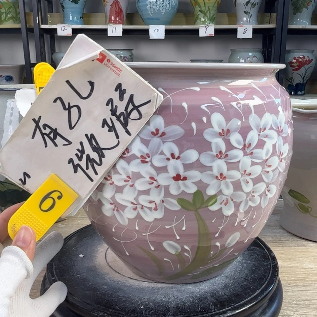 罐1wx景德镇陶瓷花盆