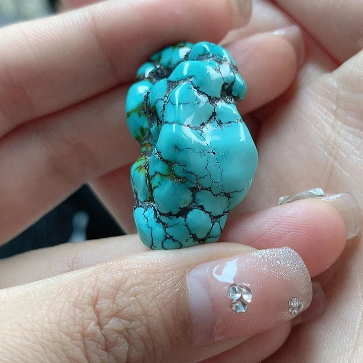 绿松石珠宝奇石未镶嵌