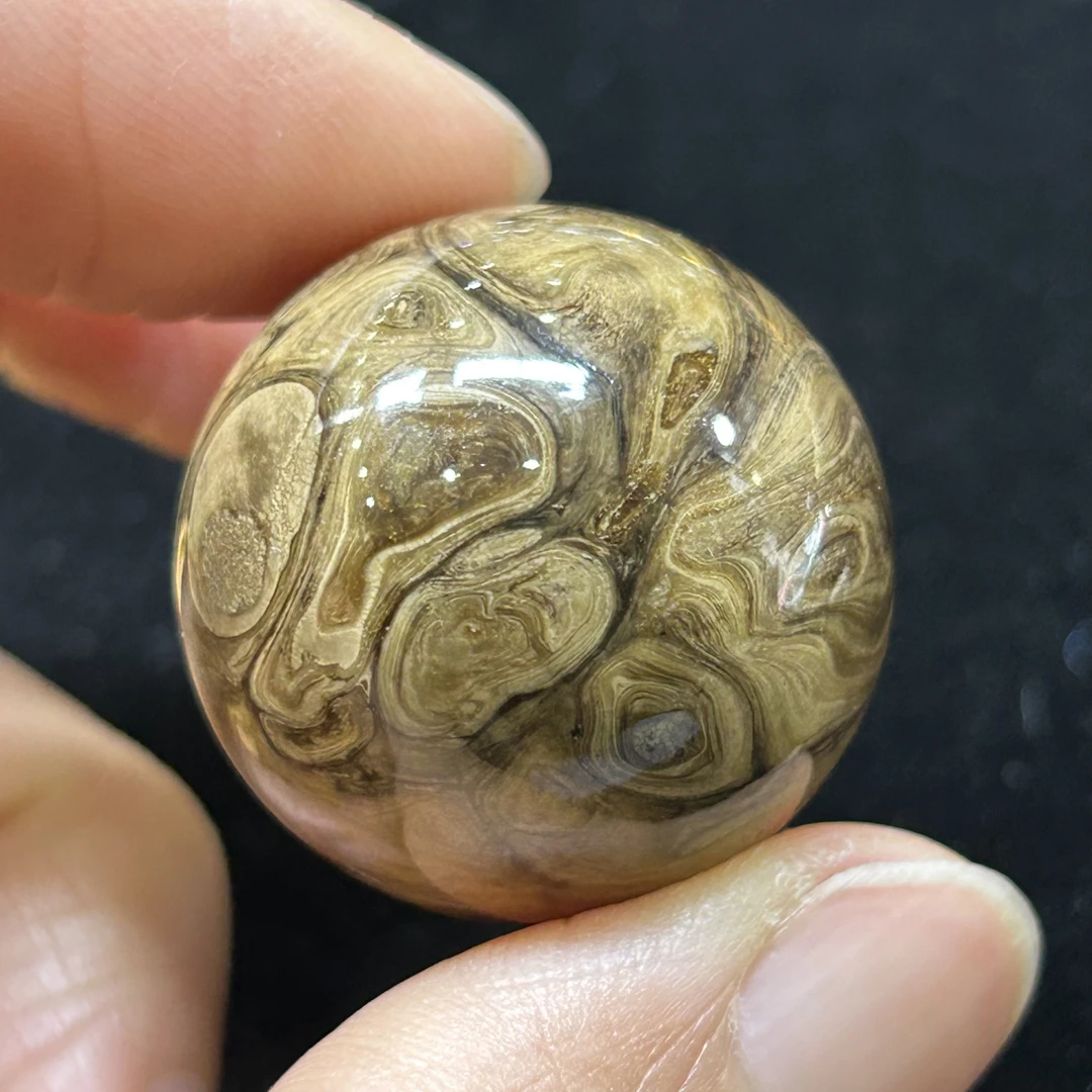 缅甸琥珀妖花根珀单珠26.3mm