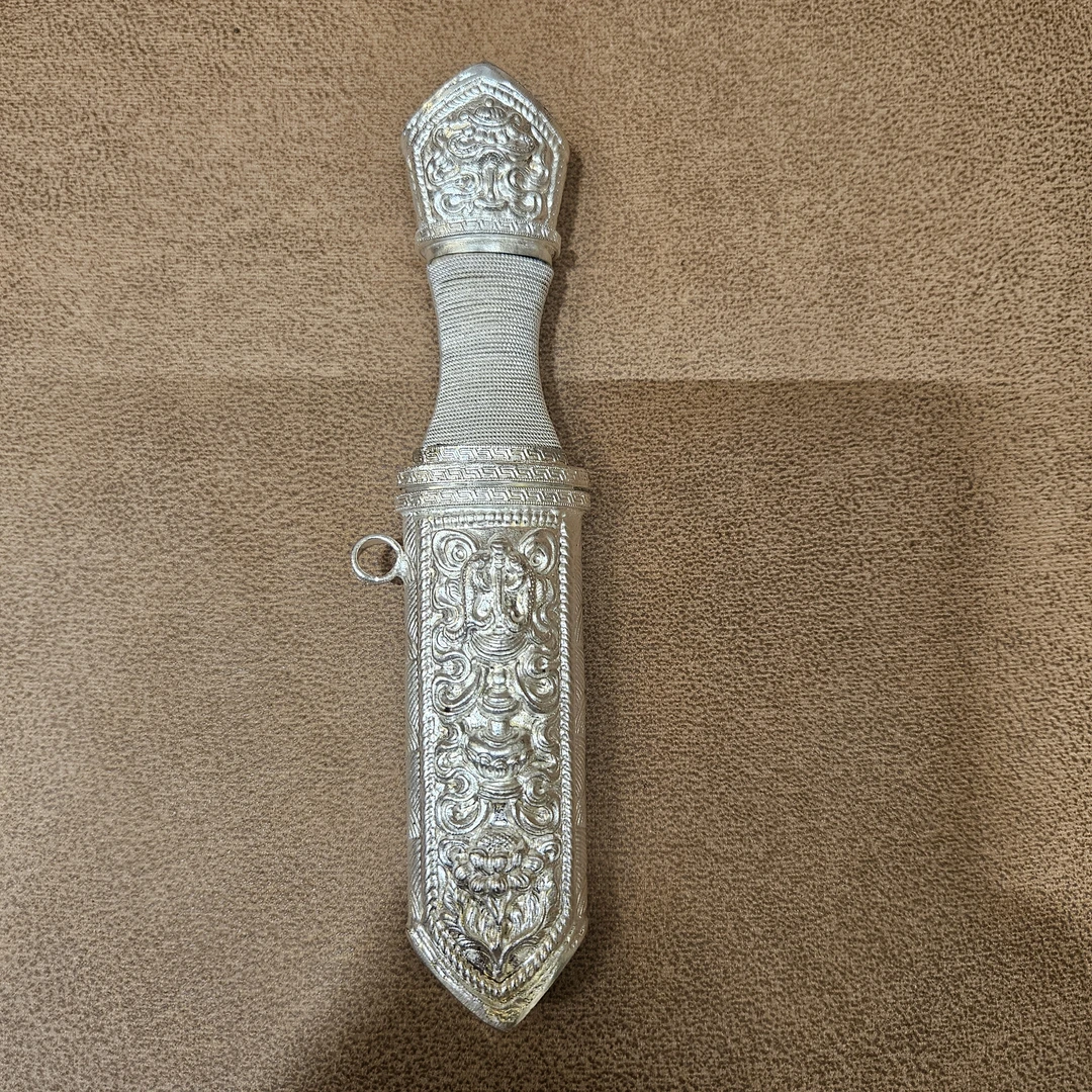 新品藏刀手把肉小刀刀具【缠丝手把藏刀】