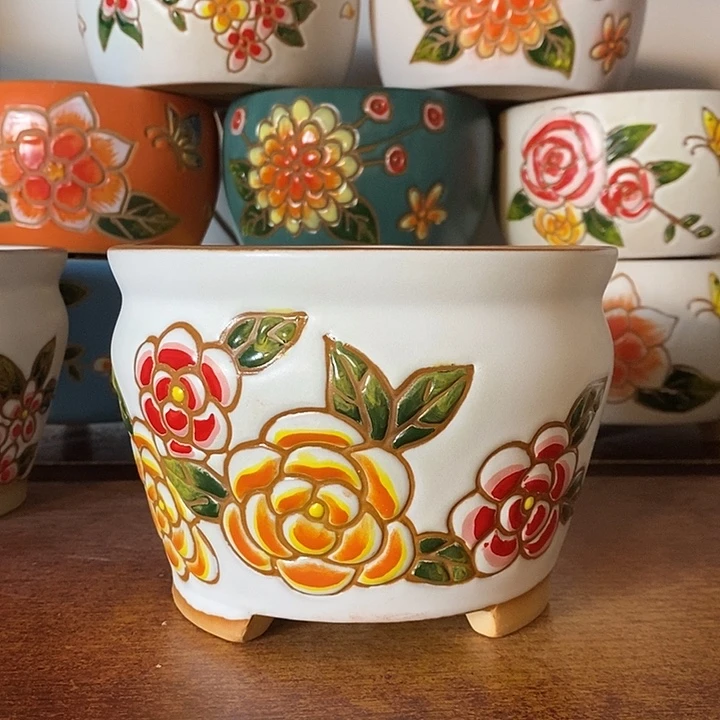 外14内13高10.5左右，纯手工制作，一单包邮