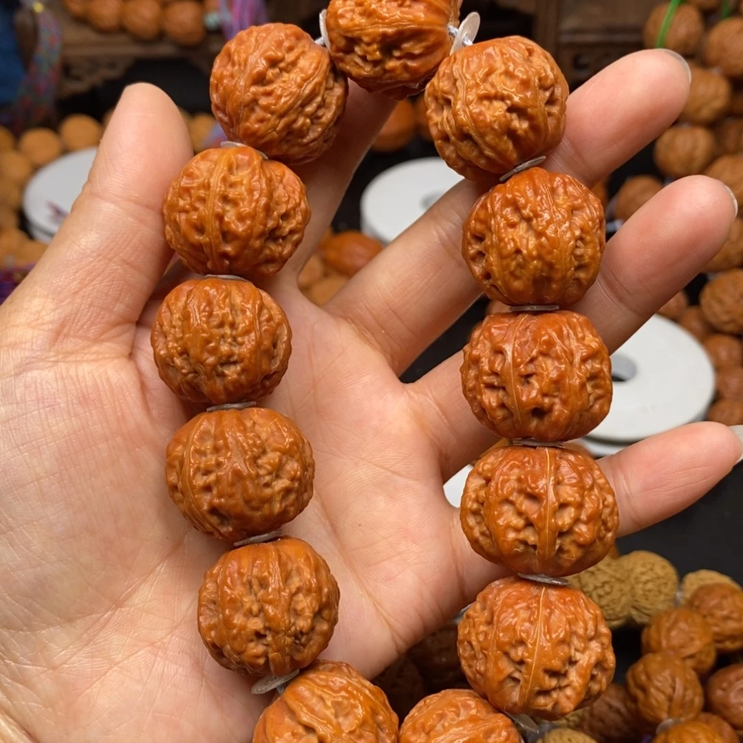 桃核手串麒麟肉筋