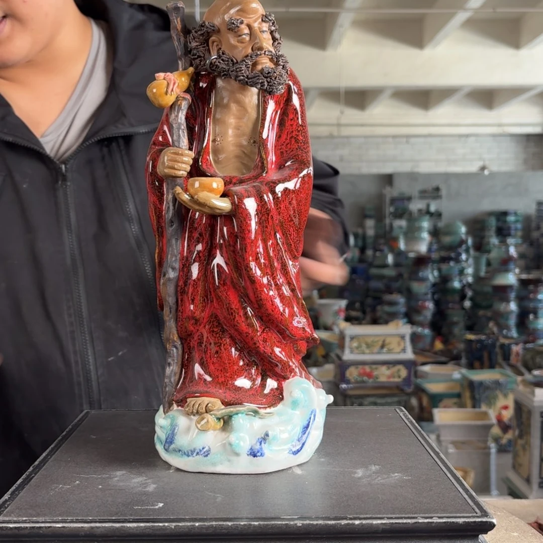 。一风堂石湾花盆 高33