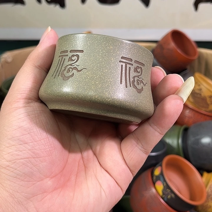 茶杯紫砂全手工紫砂主人杯