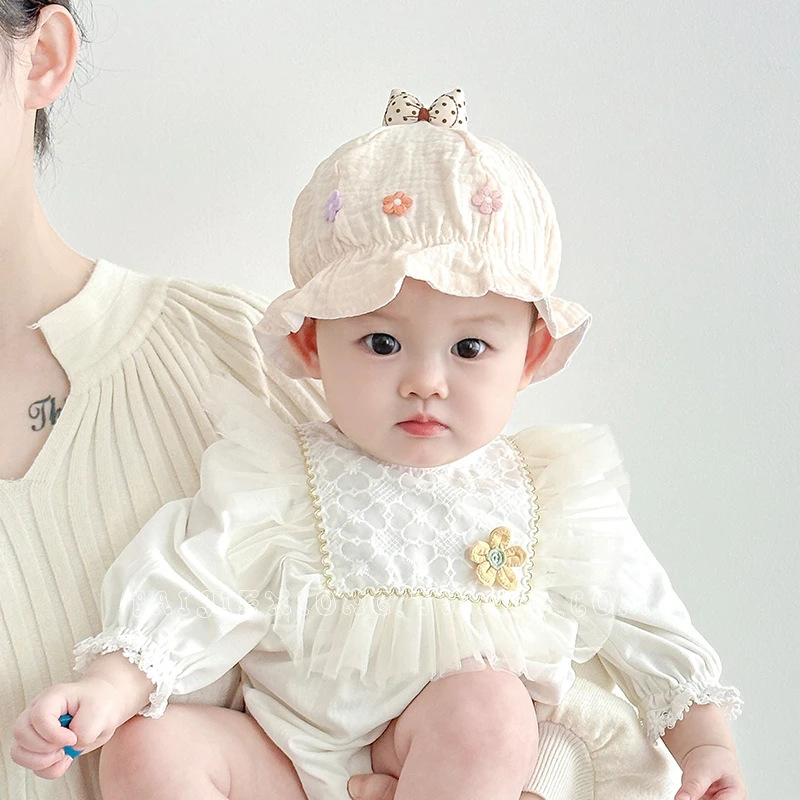 帽超萌0到3个月女婴幼儿新生儿婴儿婴儿0-1岁diy大头围宝宝帽子